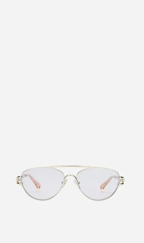 Le Specs | Numero Seis 2623812 - Bright Silver made by Le Specs