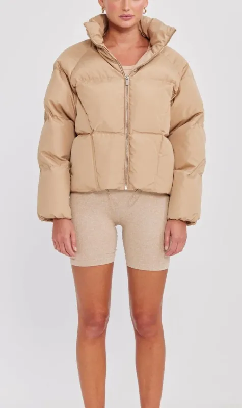 Toast Society | Pisces Puffer Jacket - Sand sold by Sister & Co