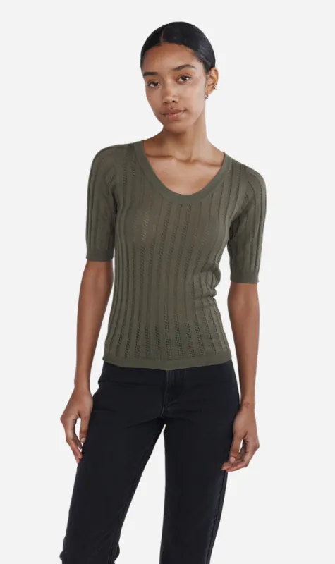 Marle | Sidra Top - Agave sold by Sister & Co