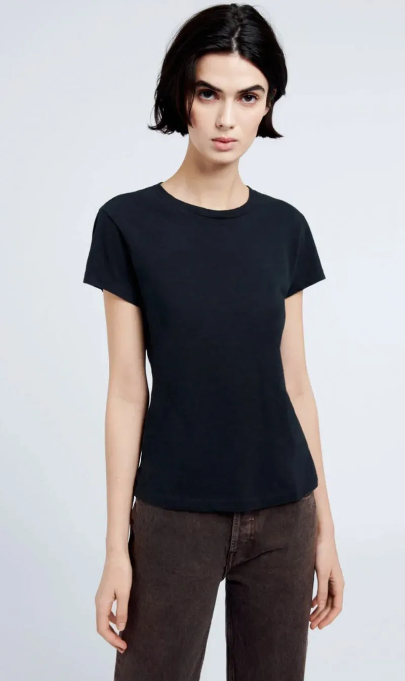 RE/DONE | 60s Slim Tee - Washed Black sold by Sister & Co