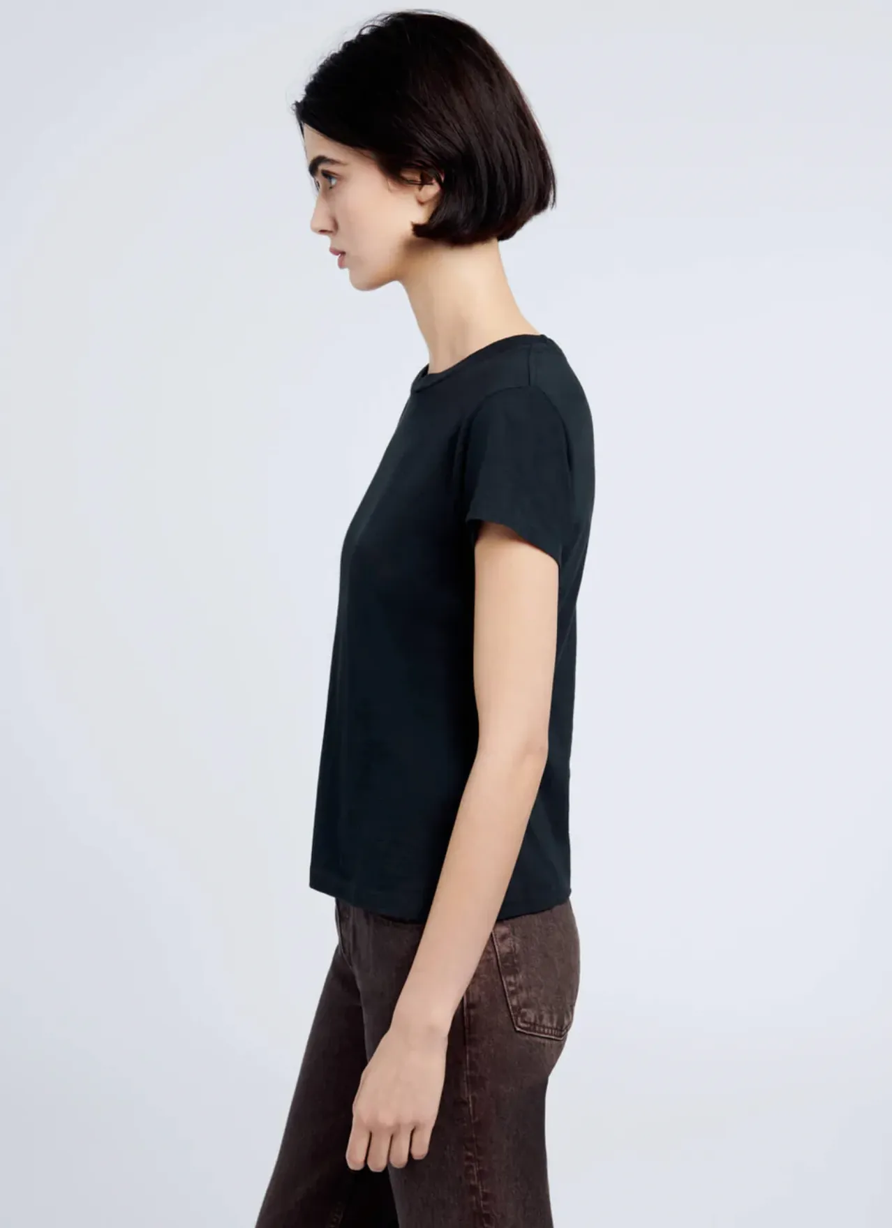 RE/DONE | 60s Slim Tee - Washed Black sold by Sister & Co product image thumbnail 4