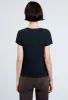 RE/DONE | 60s Slim Tee - Washed Black sold by Sister & Co