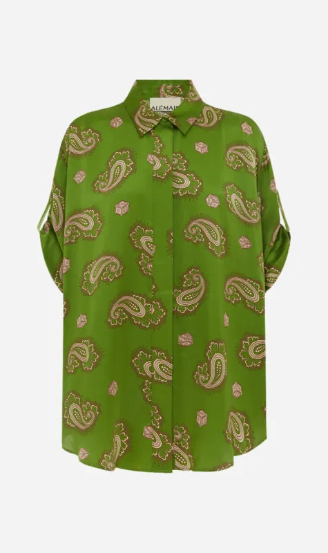 ALEMAIS | Dice Silk Shirt - Print sold by Sister & Co