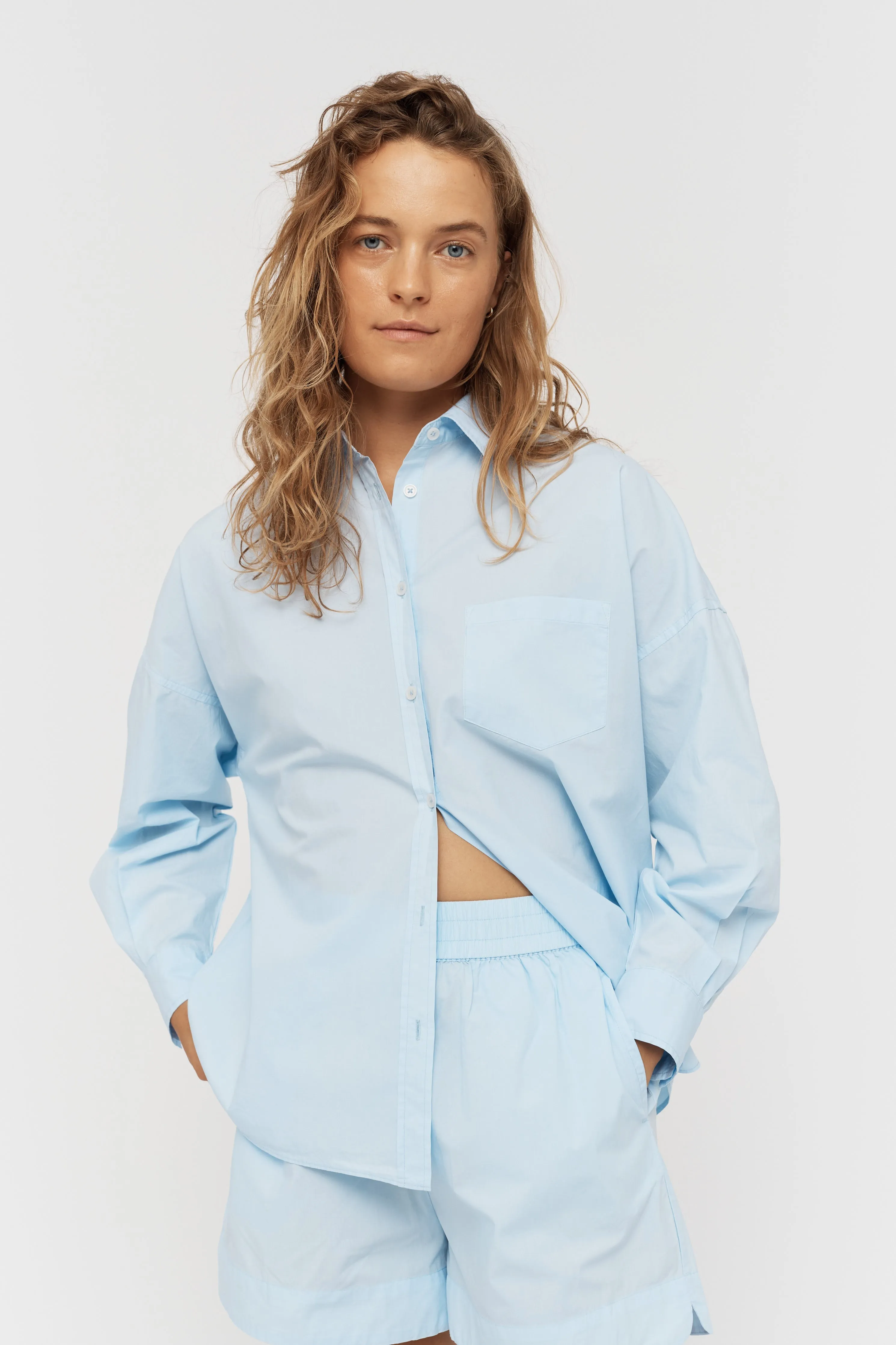 LMND | Chiara Shirt Classic - Sky sold by Sister & Co product image thumbnail 4