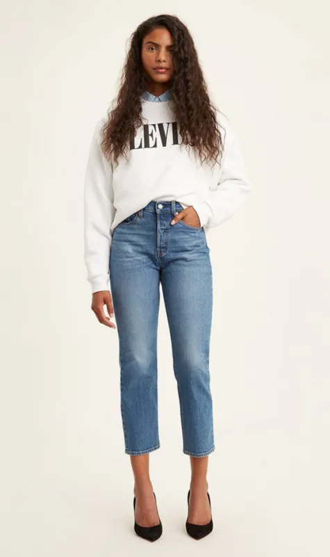 Levis | Wedgie Straight - Jazz Jive Sand sold by Sister & Co