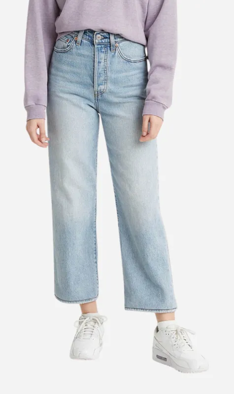Levis | Ribcage Straight Ankle - Middle Road sold by Sister & Co