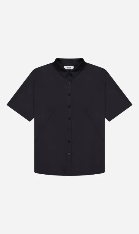 Rebe | Leisure Shirt Cotton - Black sold by Sister & Co