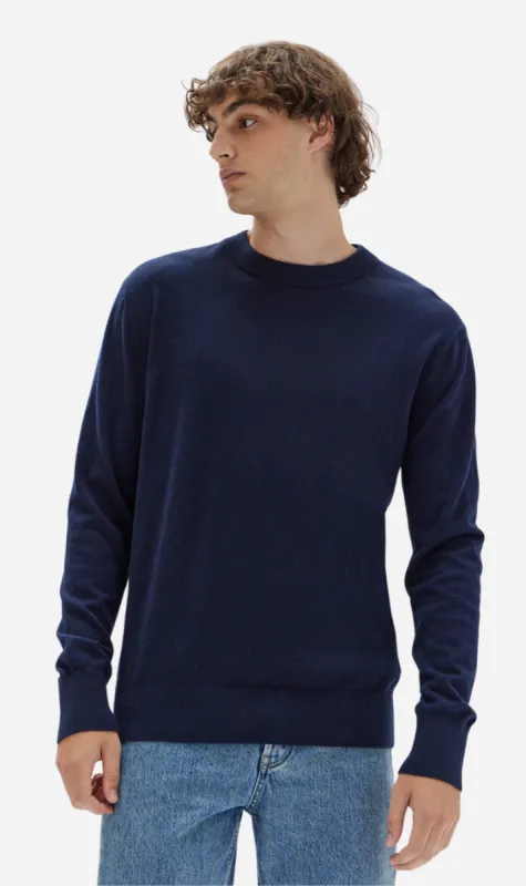 Assembly Label | Cotton Cashmere Long Sleeve Sweater - Blue sold by Sister & Co