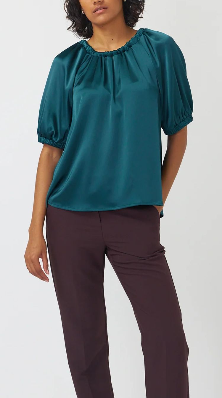 Kate Sylvester | Meg Top - Emerald sold by Sister & Co