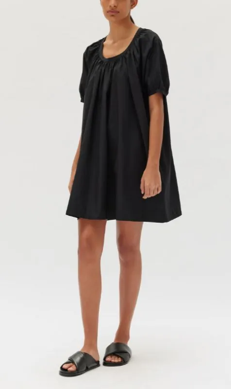 Assembly Label | Mathilde Poplin Dress - Black sold by Sister & Co