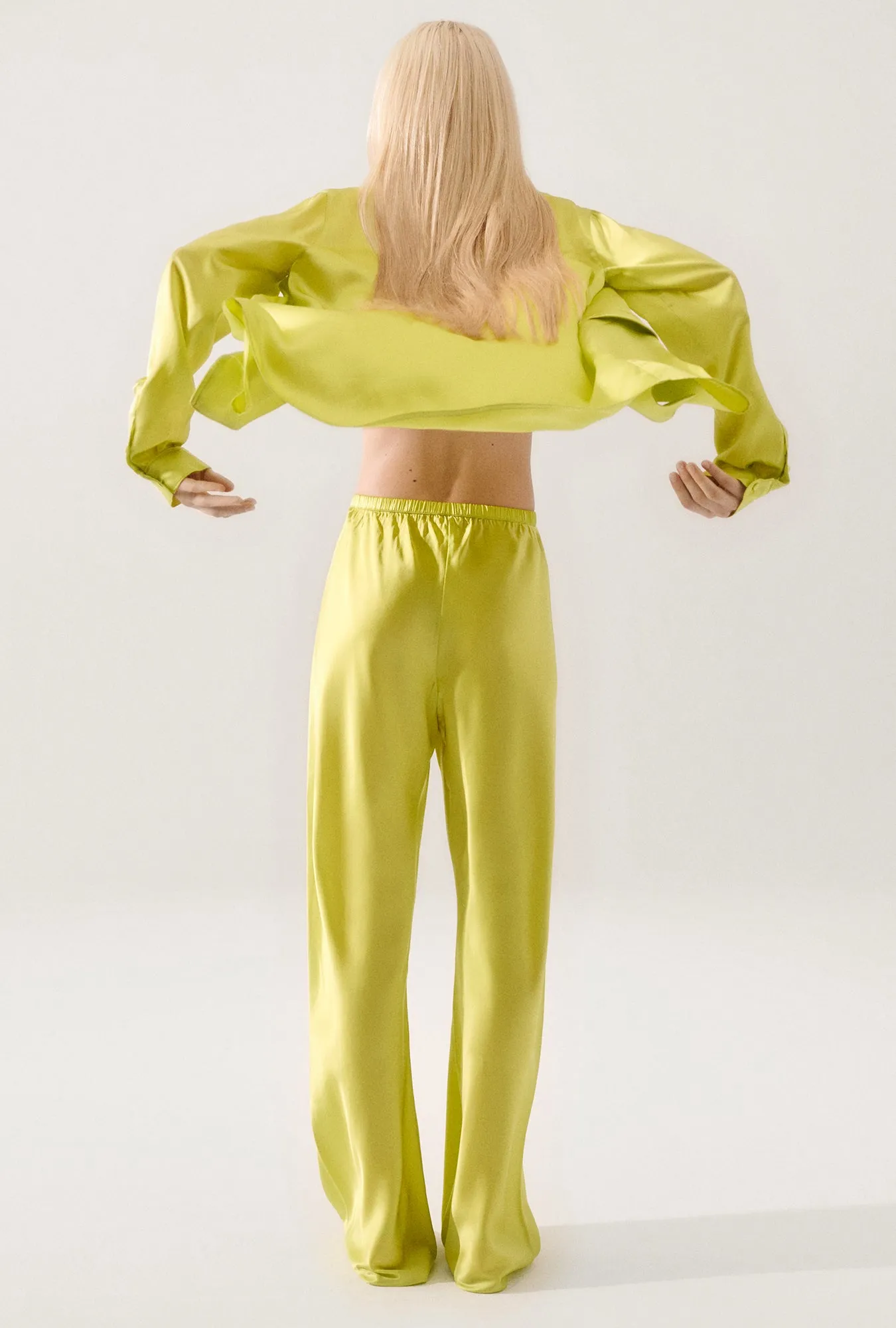 Silk Laundry | Bias Cut Pants - Absinthe sold by Sister & Co product image thumbnail 5