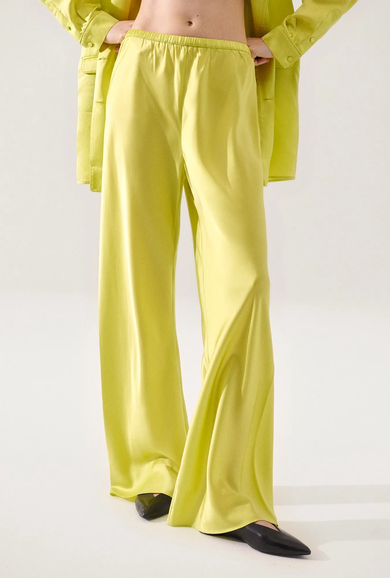 Silk Laundry | Bias Cut Pants - Absinthe sold by Sister & Co product image thumbnail 3