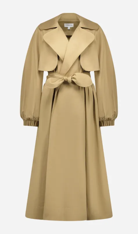 Caitlin Crisp | Classic Trench - Biscuit sold by Sister & Co