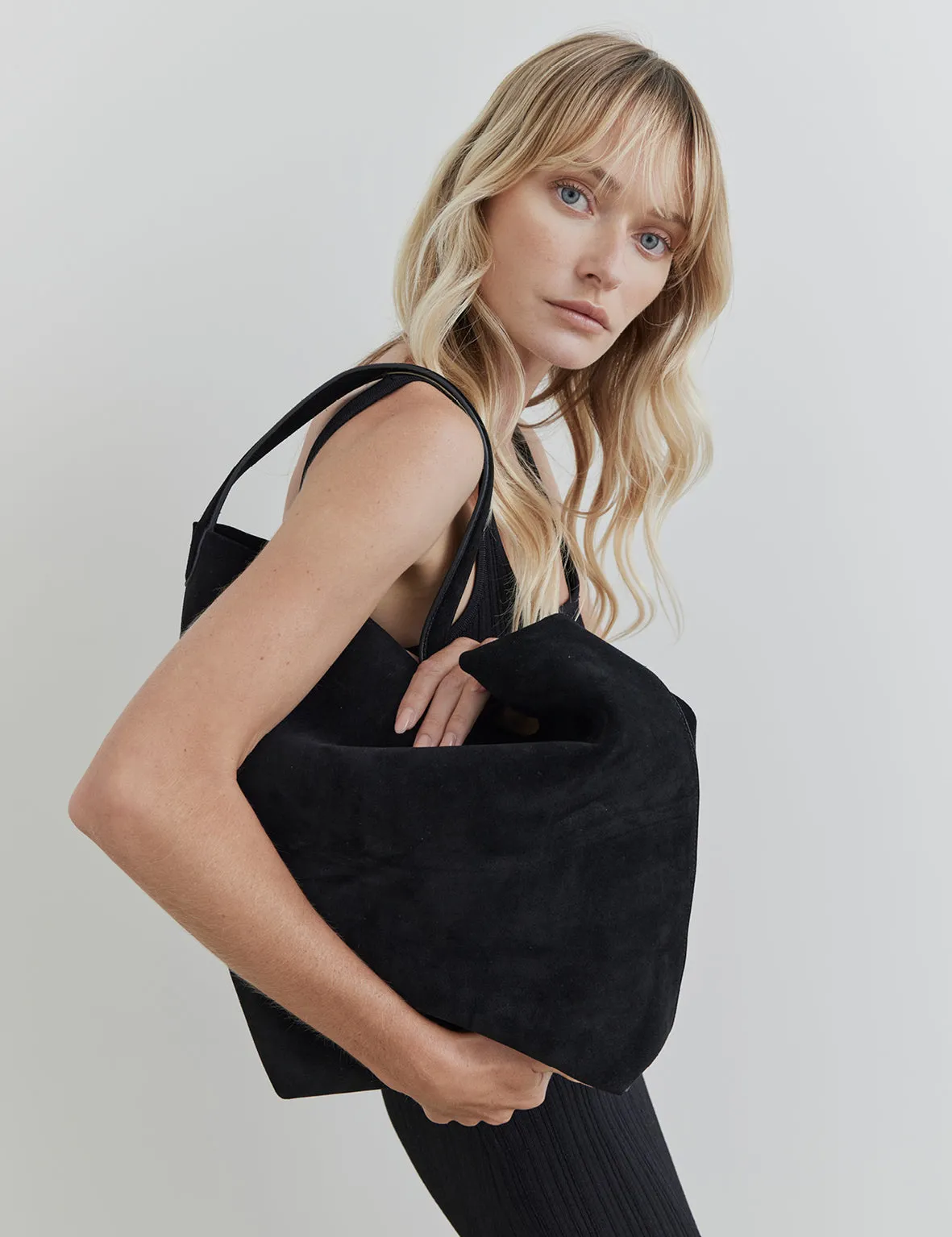 La Tribe | Everyday XL Suede Bag - Black sold by Sister & Co product image thumbnail 2