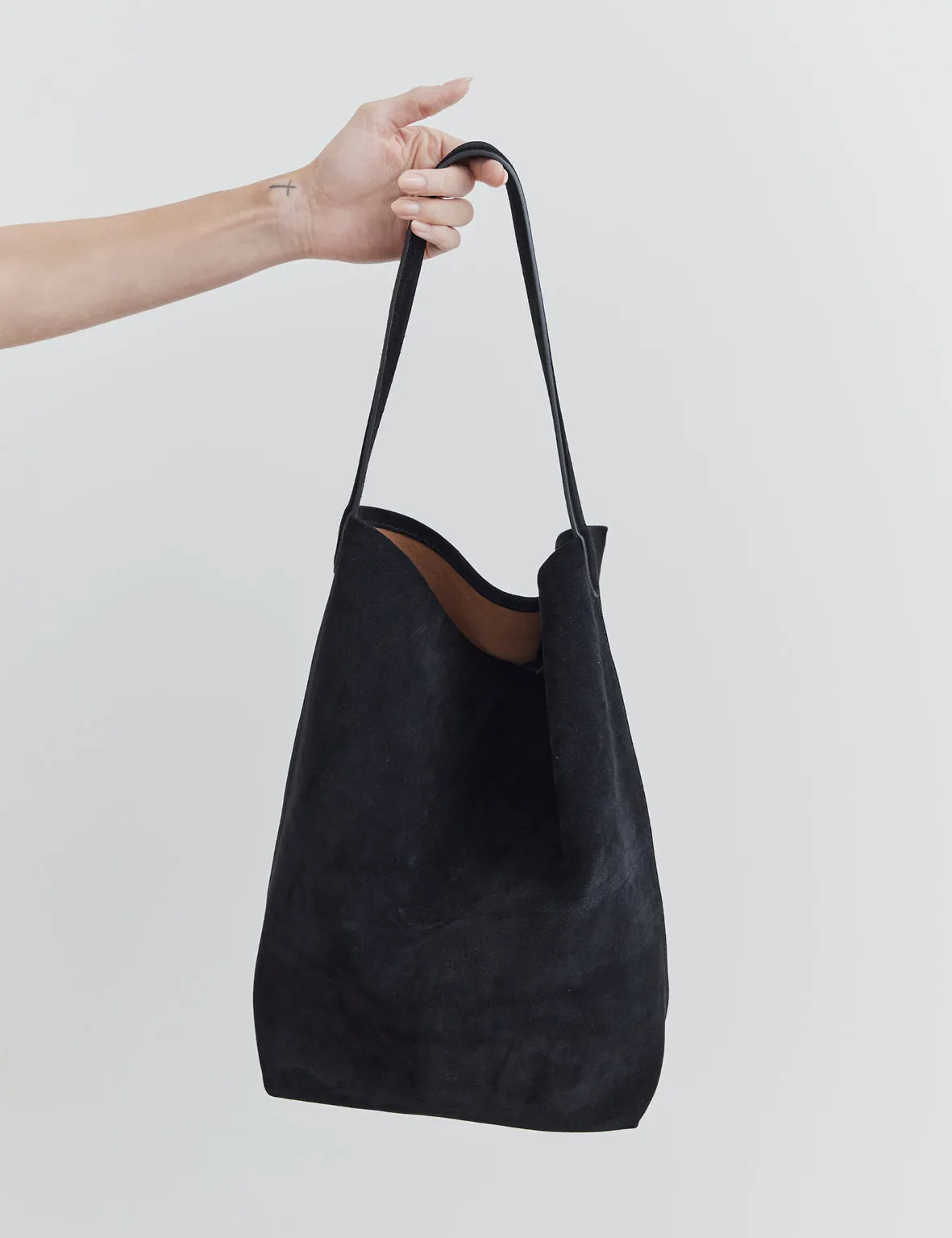 La Tribe | Everyday XL Suede Bag - Black sold by Sister & Co product image thumbnail 3