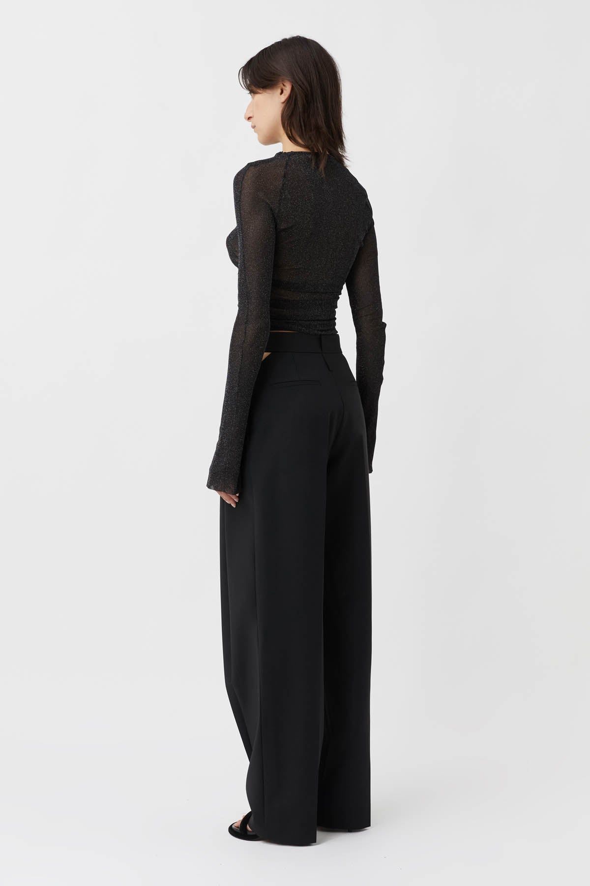 Camilla and Marc | Alma Tailored Pant - Black sold by Sister & Co product image thumbnail 4