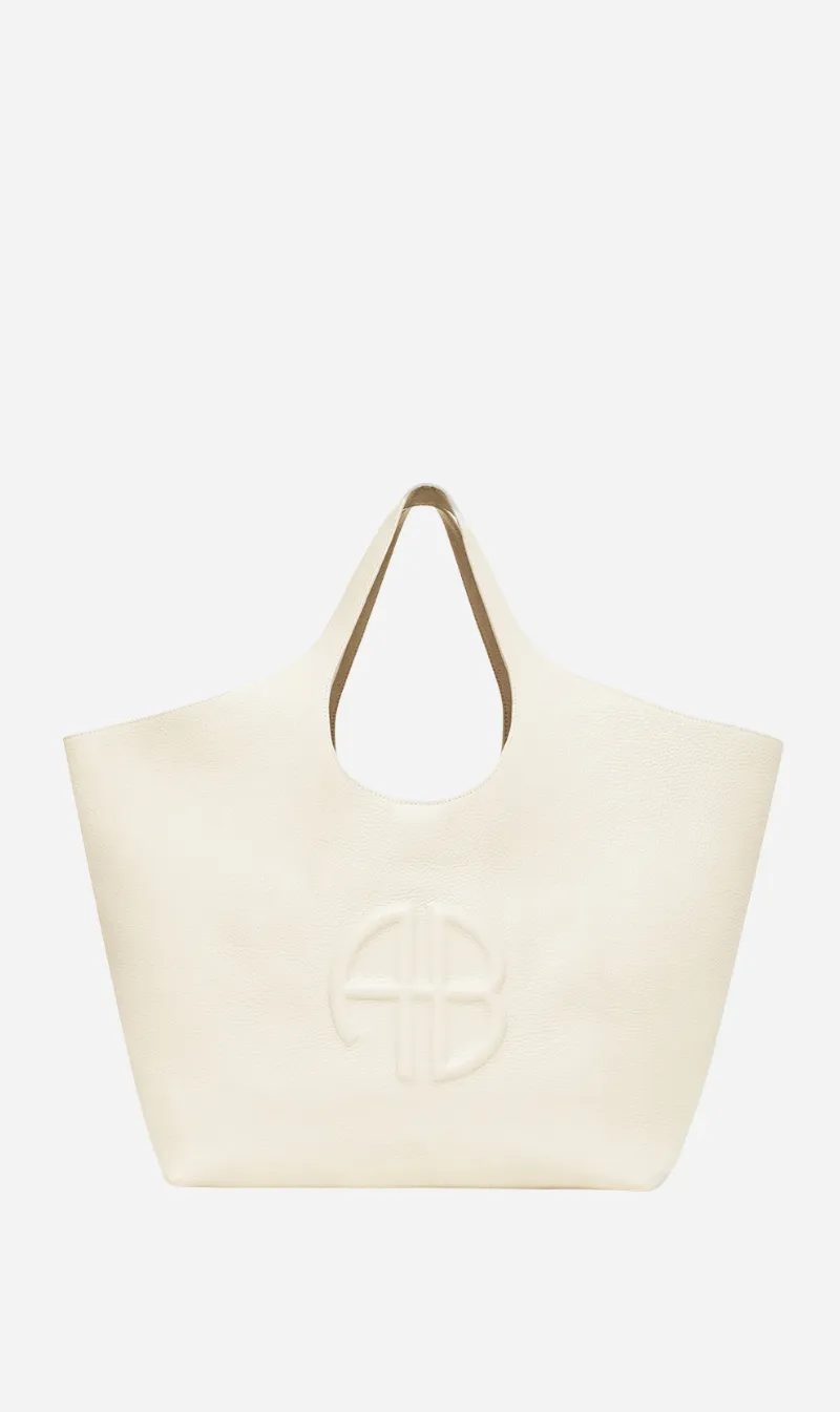 Anine Bing | Lili Tote - Sand Pebbled sold by Sister & Co