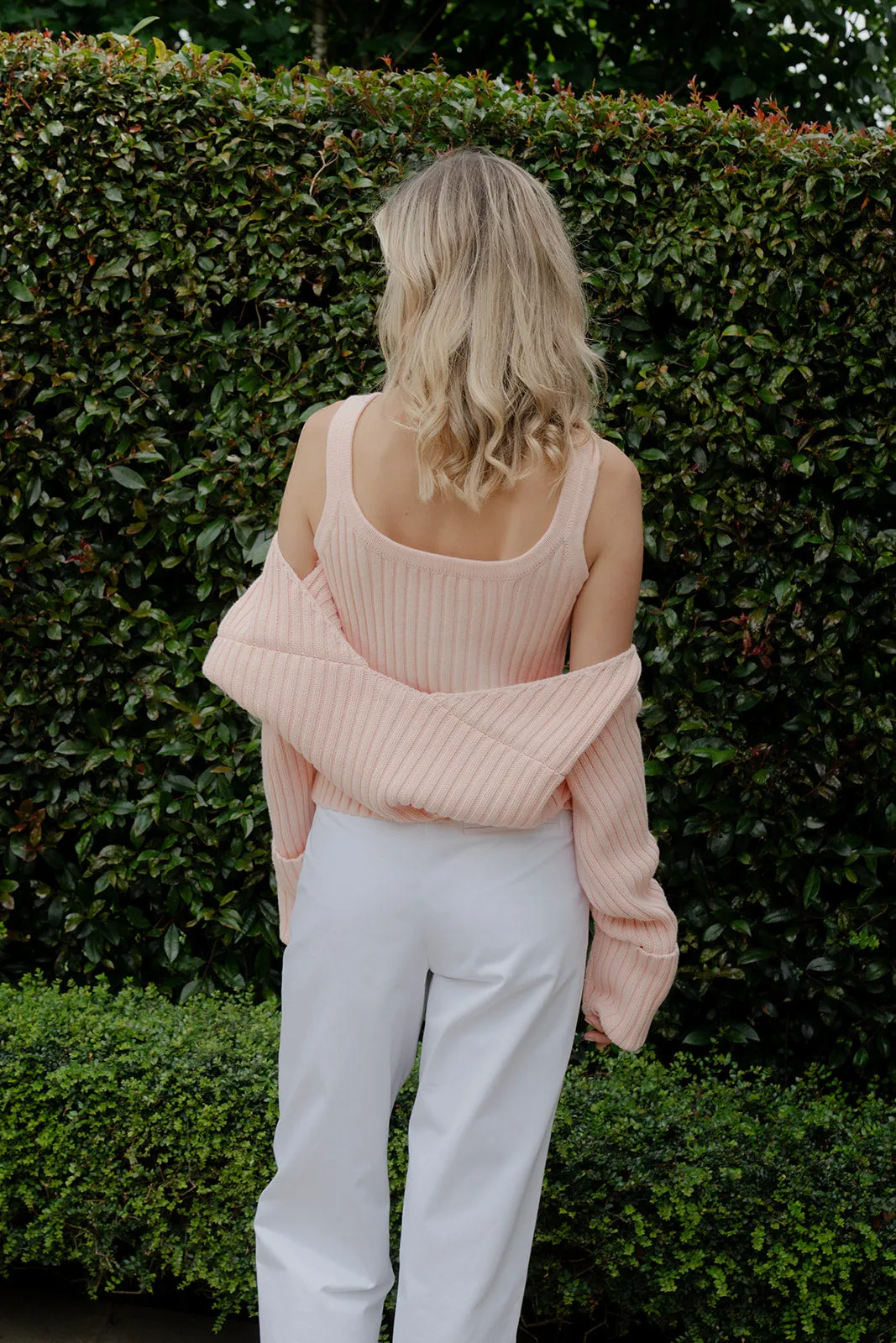 Caitlin Crisp | Phoebe Top - Ballet Pink Rib sold by Sister & Co product image thumbnail 4