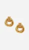 Anine Bing | Triple Knot Earrings - Gold sold by Sister & Co