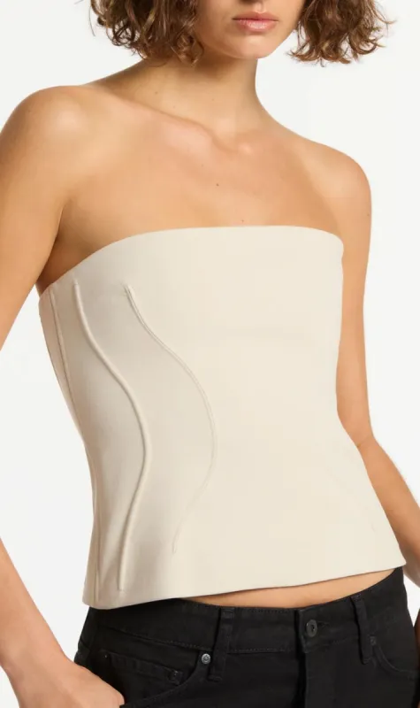 SIR The Label | Musee Contoured Bodice - Ecru sold by Sister & Co
