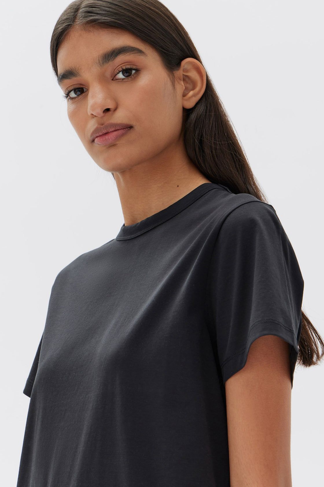Assembly Label | Silk Blend Tee - Black sold by Sister & Co product image thumbnail 2