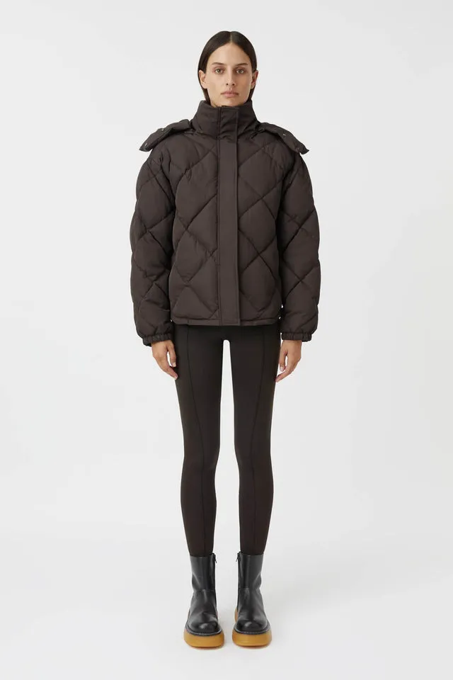 Camilla and Marc | Wynston Puffer Jacket - Mocha sold by Sister & Co product image thumbnail 4