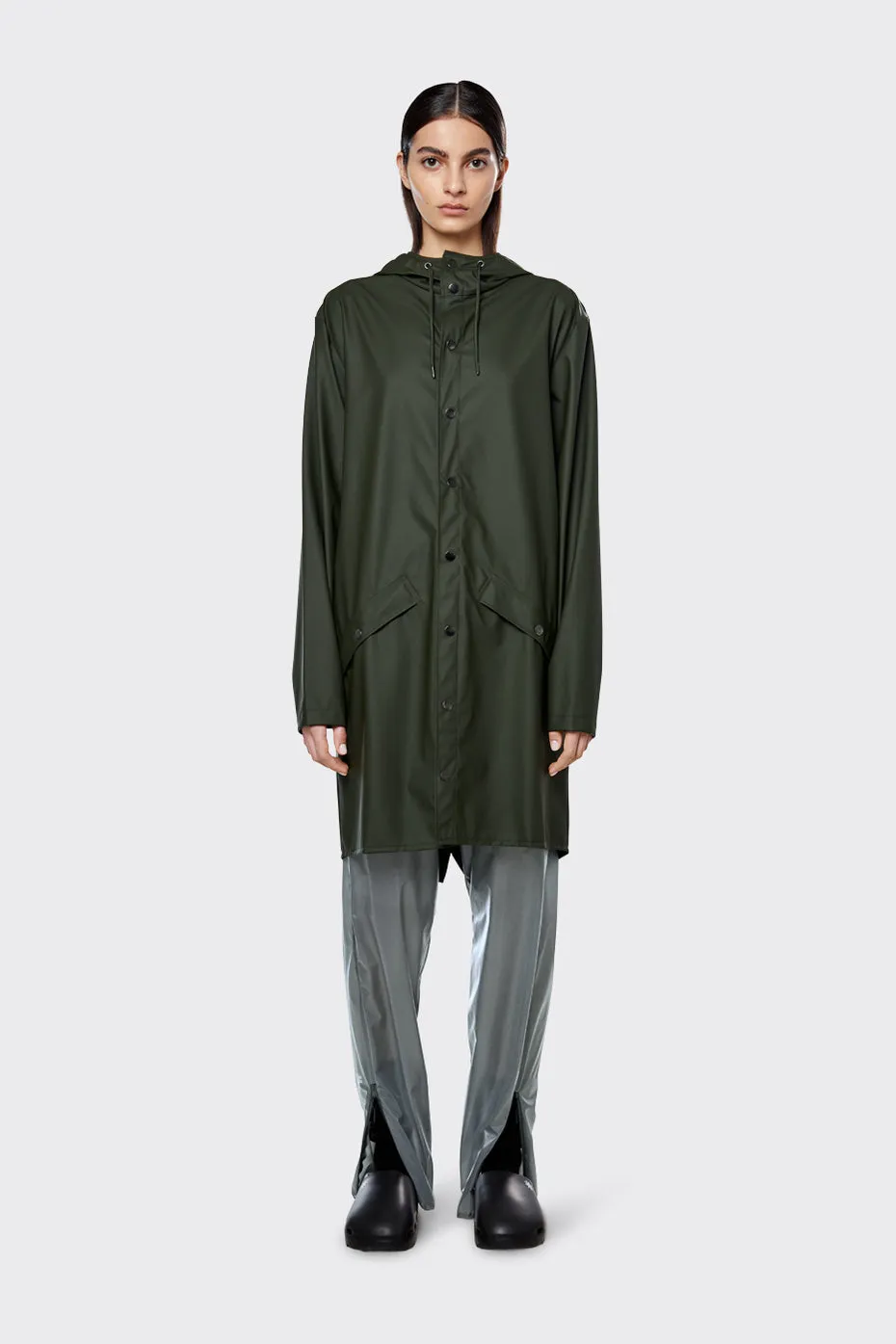 RAINS | Long Jacket - Green sold by Sisters & Co product image thumbnail 2
