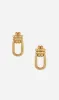 Anine Bing | Signature Link Double Cross Earrings - Gold sold by Sister & Co