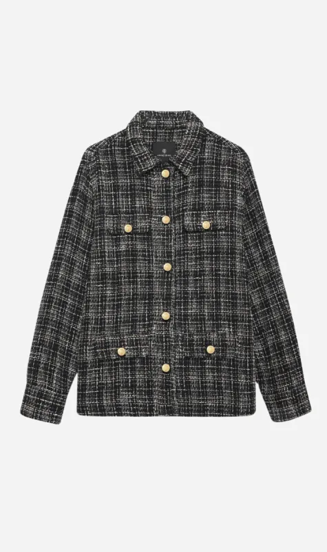 Anine Bing | Corey Jacket - Metallic Plaid sold by Sister & Co