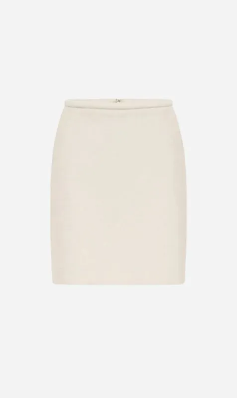 Camilla And Marc | Armand Mini Skirt - Oat Marle sold by Sister & Co
