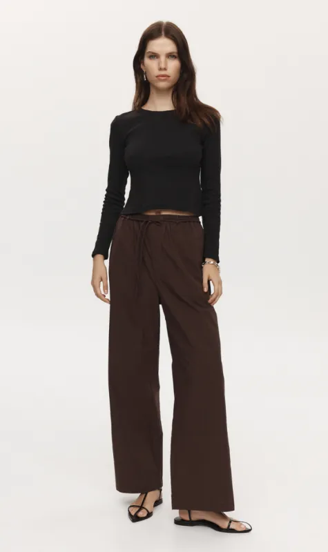 Marle | Elliot Long Sleeve - Black sold by Sister & Co