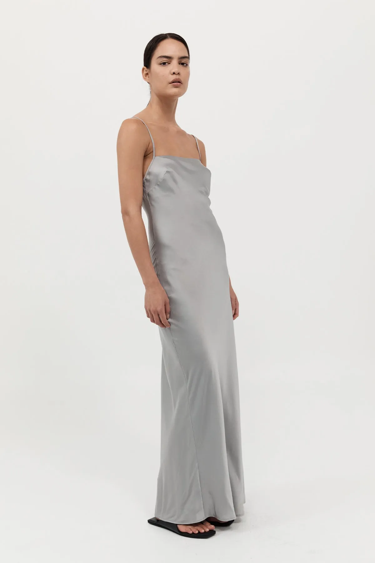 St. Agni | Low Back Slip Dress - Silver sold by Sister & Co product image thumbnail 4