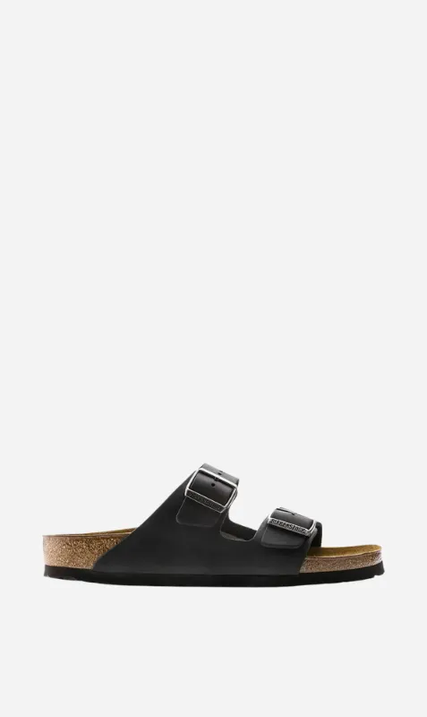 Birkenstock | Arizona Oiled Leather - Black sold by Sisters & Co