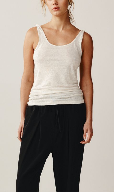 Marle | Almeta Singlet II - Ivory sold by Sister & Co