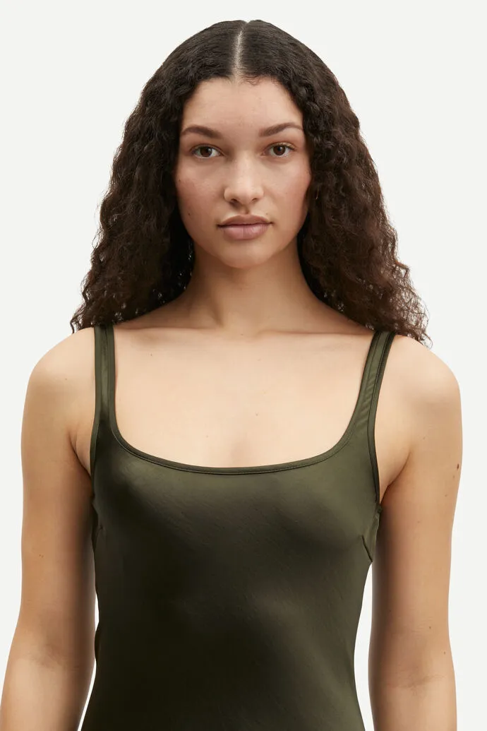 Samsoe Samsoe | Sunna Dress - Forest Night sold by Sister & Co product image thumbnail 3