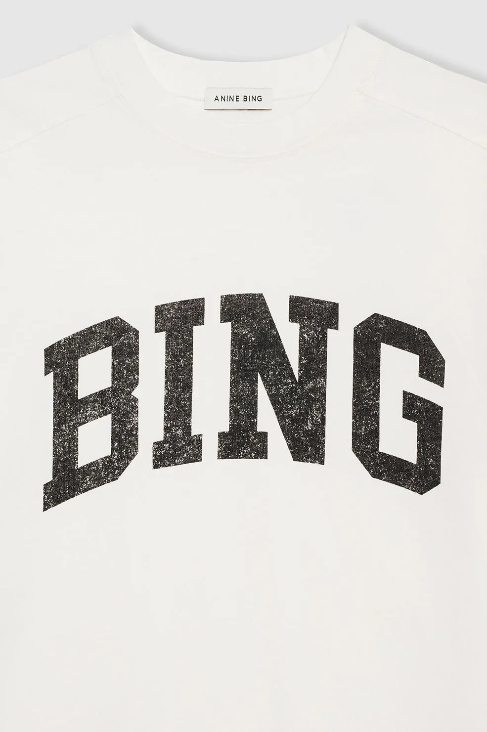 Anine Bing | Jaylin Tee Bing - Ivory sold by Sister & Co product image thumbnail 3