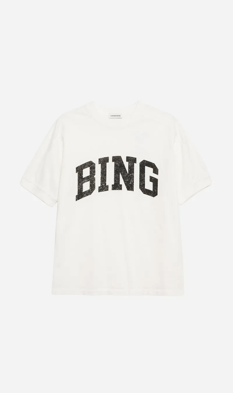 Anine Bing | Jaylin Tee Bing - Ivory sold by Sister & Co