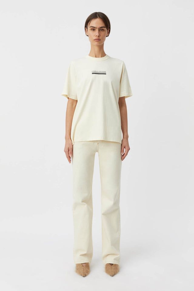 Camilla And Marc | Canton Tee - Ivory sold by Sister & Co product image thumbnail 3