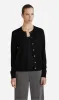Laing | Sylvia Merino Cardigan - Black sold by Sister & Co
