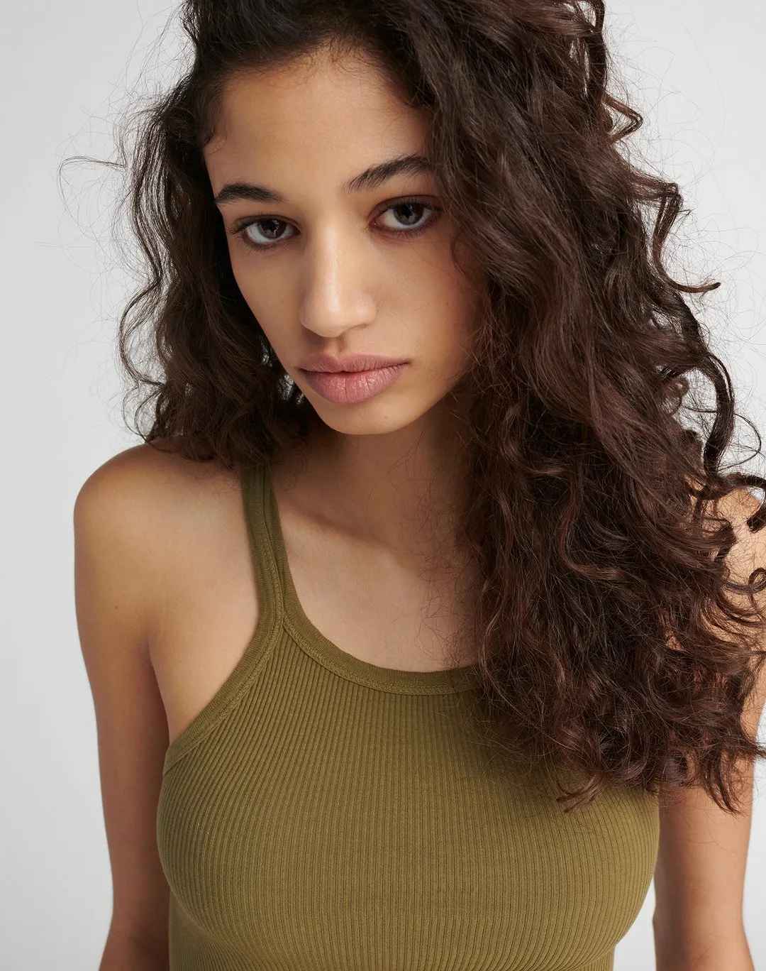 RE/DONE | Ribbed Tank - Army Green sold by Sister & Co product image thumbnail 3