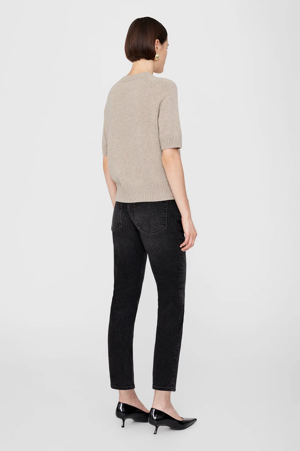 Anine Bing | Jackson Sweater - Brown Cashmere sold by Sister & Co product image thumbnail 4