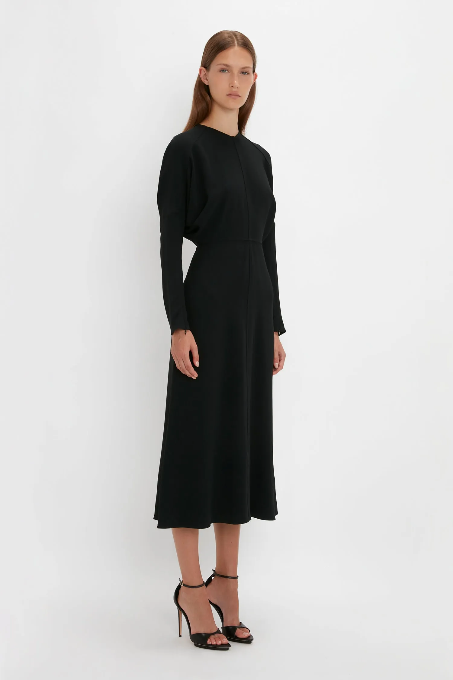 Victoria Beckham | Dolman Midi Dress - Black sold by Sister & Co product image thumbnail 3
