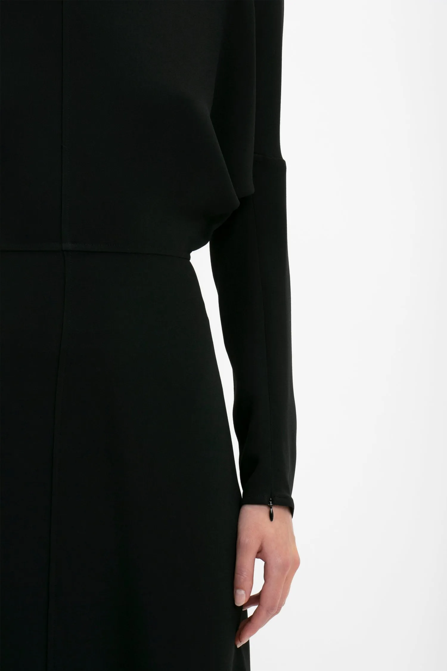 Victoria Beckham | Dolman Midi Dress - Black sold by Sister & Co product image thumbnail 5