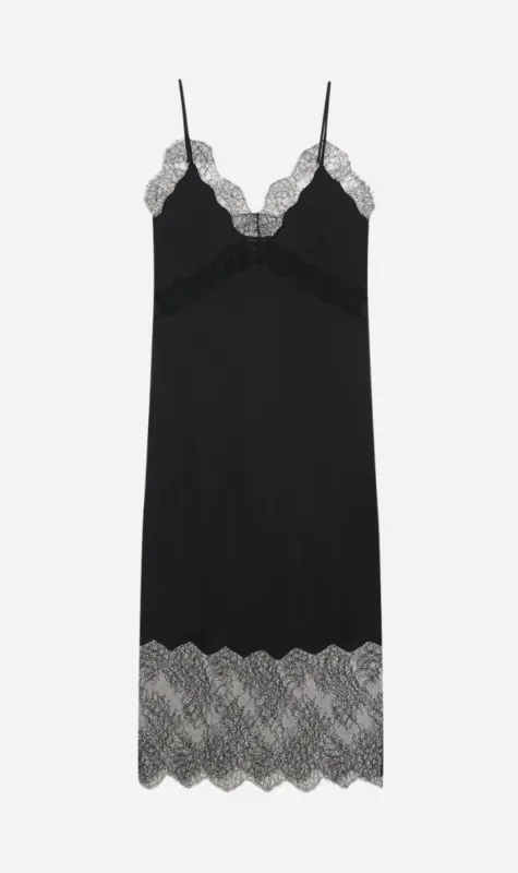 Anine Bing | Amelie Dress - Black sold by Sister & Co