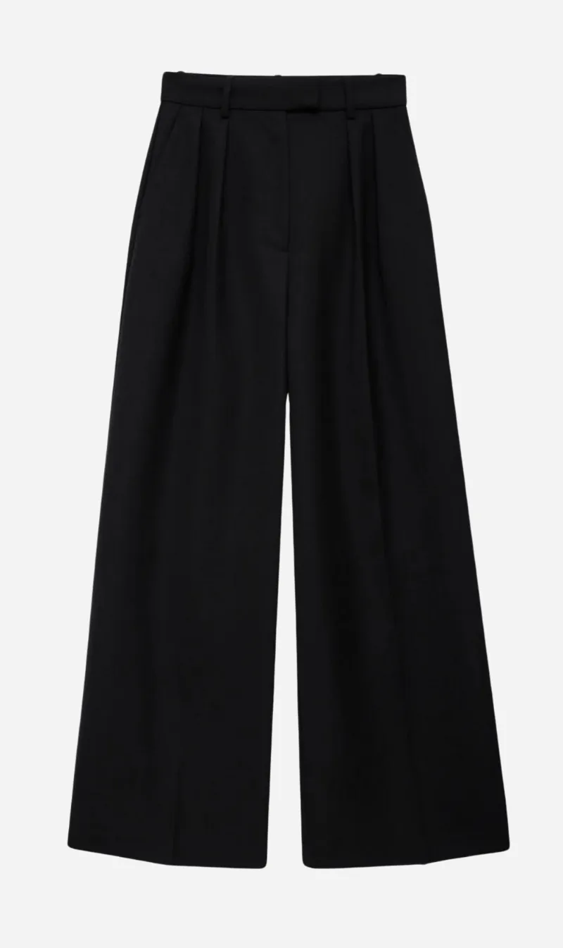 Anine Bing | Lou Trouser - Black sold by Sisters & Co