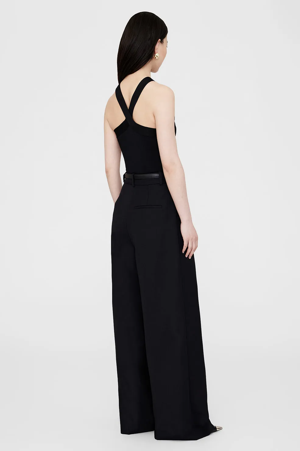 Anine Bing | Lou Trouser - Black sold by Sisters & Co product image thumbnail 3