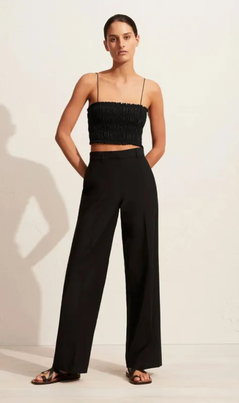 Matteau | Relaxed Tailored Trouser - Black sold by Sister & Co