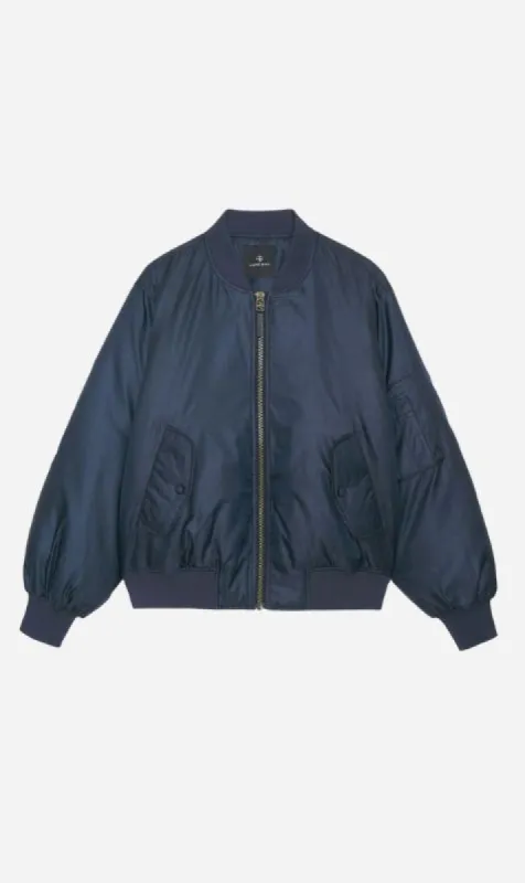 Anine Bing | Leon Bomber - Midnight Navy sold by Sister & Co