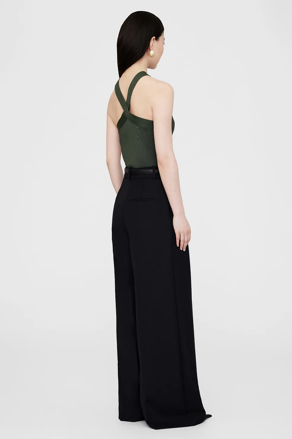Anine Bing | Brea Top - Dark Olive sold by Sister & Co product image thumbnail 3
