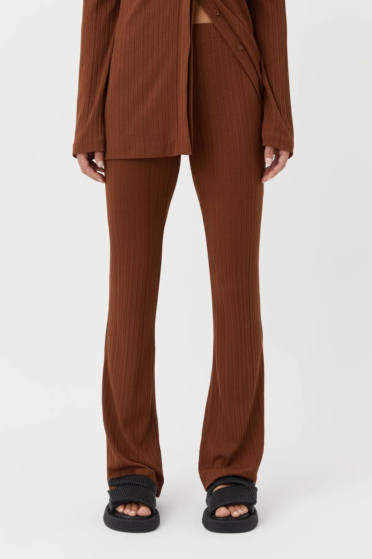 Camilla And Marc | Lumi High Waisted Pant - Walnut sold by Sister & Co product image thumbnail 2